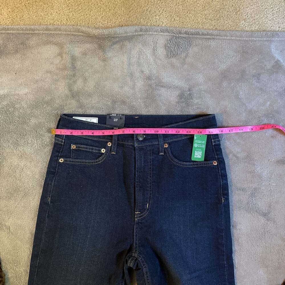 GAP Vintage Slim High Rise Dark Wash Jeans Women’s 29/8 Tall NWT - Picture 6 of 10